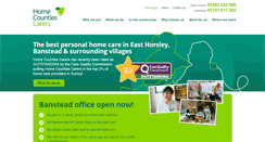 Desktop Screenshot of homecountiescarers.co.uk