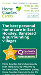 Mobile Screenshot of homecountiescarers.co.uk